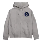 BuriBuri suzuriのLOGO 3000 Zip Hoodie