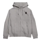 黒柴の梅吉でやんすの工事中でやんす。 Zip Hoodie