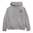 yötön yöのあおんがパーカー(黒) Zip Hoodie