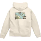 ari designの夢を叶えたペンギン Zip Hoodie