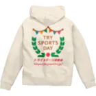 トライスポーツ運動会 オフィシャルショップのトライスポーツ運動会　スタンダードTシャツ Zip Hoodie