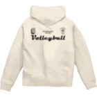 ShibuTのVolleyball(バレーボール) Zip Hoodie