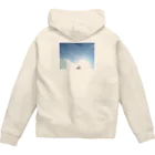 tealblueの夕日 Zip Hoodie