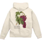 たくみのグッズショップのヨーロッパブドウ（Vitis vinifera） Zip Hoodie