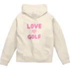 Girly*hガーリーエイチのLOVE GOLF Zip Hoodie