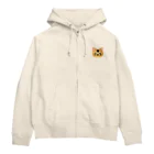 あわじテキスタイルのどうぶつおにぎり BIG ねこ Zip Hoodie