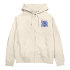 よこしか デザイン ショップのお祈りぴーちゃん Zip Hoodie