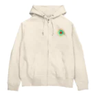 CORONET70のサークルa・クリーム・ペパーミント・赤 Zip Hoodie