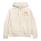 いかちぃの【Lv.100】誰にでもシッポをふるうさぎ Zip Hoodie