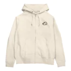 お髭ショップのお髭ドッグ Zip Hoodie