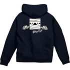 キッズモード某のミイラ男 (横長) Zip Hoodie