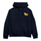 ロジローの丸っこいネコ神 Zip Hoodie