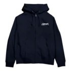 PoooompadoooourのGUPPYロゴ(白) Zip Hoodie