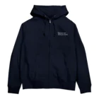 ウェイビジョンの札幌オーギリングロゴ（白） Zip Hoodie