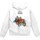 MAiのCHILL FRIENDS_バイカーズ Zip Hoodie