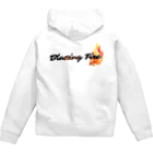 ArayashikI_Japanの炎-Blazing Fire-【ジップパーカー※バックプリント有】 Zip Hoodie