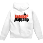 めだか藁屋 公式グッズのKeteka デザインB仕様 Zip Hoodie