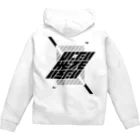 IENITY　/　MOON SIDEのしにたいけどでもいきたい #WHITE Zip Hoodie