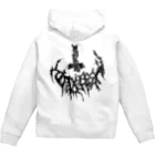 PARROTの退廃白 Zip Hoodie