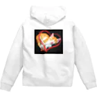 虎徹屋の虎徹(ハート) Zip Hoodie