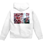 フィルムカメラと花の3月の桜 Zip Hoodie