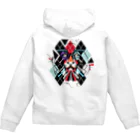 LUCHAの(バックプリント)EL REY Zip Hoodie