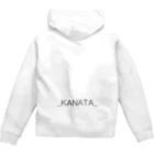 kanataショップのかな4ver.2021年冬 ｢サインロゴジップパーカー｣ Zip Hoodie