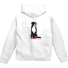 lilyamamのバーニーズマウンテンドッグ　lilyamam Zip Hoodie