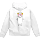 豚人イラストのパンダ武島の羊飼いのロースさん Zip Hoodie