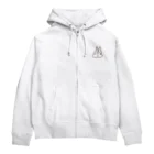 ccinotanのうさぎのチーノさん（線画） Zip Hoodie