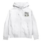 SU-KUの「そーっと・・・」(ゆる猫オッド)Ⅱ Zip Hoodie