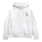 しっぽ堂の柴犬きばるくん Zip Hoodie