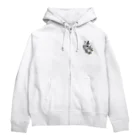 26giの花じゃれねこ Zip Hoodie