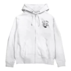 PokuStarの鬼に金棒　猫にも Zip Hoodie