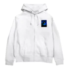 ろとまる。٩(¨ )ว【式神ろと6】の𝐍𝐢𝐠𝐡𝐭𝐌𝐨𝐨𝐧 Zip Hoodie