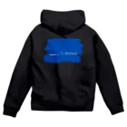 aoi.aoのMy Original Version - colored BLUE Zip Hoodie