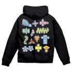 たかととんび印刷雑貨企画の立体 Zip Hoodie