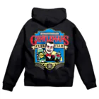 原ハブ屋【SUZURI店】のGENTLEMANS CURB CLUB（A-SE） Zip Hoodie