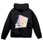 ZERO POINT 銀座のワカガエリタイゼッタイ 黒 Zip Hoodie