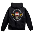 Demon Lord 9 tailsの『Dia De Los Muertos🌹（白）』 Zip Hoodie