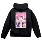 Miのピンクの女の子。（？） Zip Hoodie