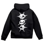 Vamp ModeのLogo (WHITE) Zip Hoodie ジップパーカー