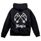 RogiaのRogia両面ロゴジップパーカーB ジップパーカー