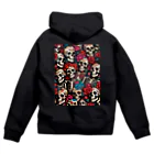 Skull sectionのドクロとばら Zip Hoodie