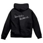 to be your keyのMPMK手書き白文字 Zip Hoodie