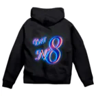 発狂ちんちん丸のNo.8 Zip Hoodie