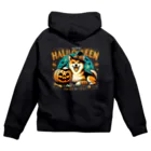 Naoki21のDOG x HALLOWEEN 02 Zip Hoodie
