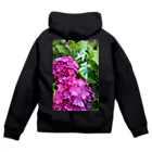 LalaHangeulの紫陽花～수국～#ハングル Zip Hoodie