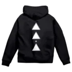 【三角形の穴】の▲3【三角形の穴】 Zip Hoodie