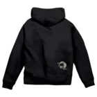 OSUWARe:の白いハリネズミくん Zip Hoodie